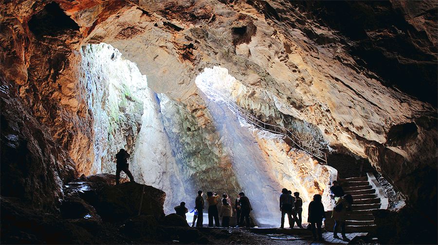 Wangtian Cave Scenic Area in Benxi National Geopark, Liaoning